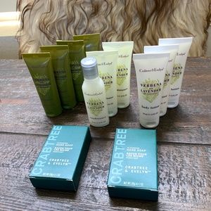 Crabtree & Evelyn Verbena & Lavender 12 Piece Toiletry Travel Set
